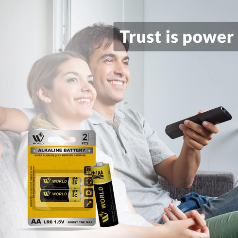 Alkaline AA Battery Cells - 4 Pcs | WBM WORLD